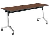 G)コクヨ/テーブル CONFEST 棚付 ブラウン W1800×D600