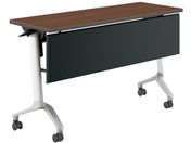 G)コクヨ/会議テーブル CONFEST 幕板付 ブラウン W1200×D450