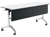 G)コクヨ/会議テーブル CONFEST 幕板付 ホワイト W1500×D600