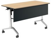 G)コクヨ/会議テーブル CONFEST 棚幕板付 ナチュラル W1200×D600