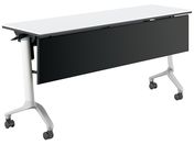 G)コクヨ/会議テーブル CONFEST 棚幕板付 ホワイト W1500×D450