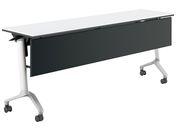 G)コクヨ/会議テーブル CONFEST 棚幕板付 ホワイト W1800×D450