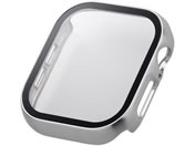 エレコム/アップルウォッチ 46mm フルカバー メタリックシルバー/AW-24AFCGPSV