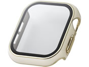 エレコム/アップルウォッチ 42mm フルカバー メタリックホワイト/AW-24BFCGJWH
