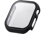 エレコム/アップルウォッチ 42mm フルカバー メタリックブラック/AW-24BFCGPBK