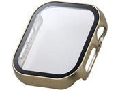 エレコム/アップルウォッチ 42mm フルカバー メタリックゴールド