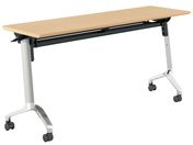 G)コクヨ/テーブル CONFEST 棚付 ナチュラル W1500×D450