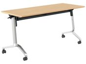 G)コクヨ/テーブル CONFEST 棚付 ナチュラル W1500×D600