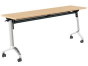 G)コクヨ/テーブル CONFEST 棚付 ナチュラル W1800×D450