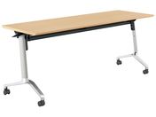 G)コクヨ/テーブル CONFEST 棚付 ナチュラル W1800×D600