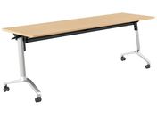 G)コクヨ/テーブル CONFEST 棚付 ナチュラル W2100×D600