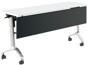 G)コクヨ/テーブル CONFEST 幕板付 ホワイト W1500×D450