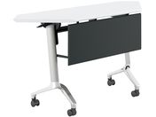 G)コクヨ/テーブル CONFEST 幕板付 ホワイト W1375×D450