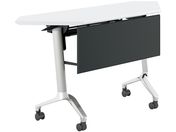 G)コクヨ/テーブル CONFEST 幕板付 ホワイト W1375×D450