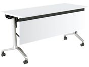 G)コクヨ/テーブル CONFEST ハイスペック 幕板付 ホワイト W1500*D600