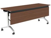 G)コクヨ/テーブル CONFEST ハイスペック 幕板付 ブラウン 1800*600