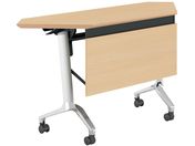 G)コクヨ/テーブル CONFEST ハイスペック 幕板付 ナチュラル 1375*450