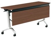 G)コクヨ/テーブル CONFEST ハイスペック 幕板付 ブラウン 1500*450