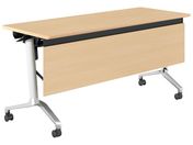 G)コクヨ/テーブル CONFEST ハイスペック 幕板付 ナチュラル 1500*600