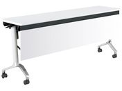 G)コクヨ/テーブル CONFEST ハイスペック 幕板付 ホワイト W1800*D450