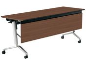 G)コクヨ/テーブル CONFEST ハイスペック 幕板付 ブラウン 1800*600