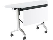 G)コクヨ/テーブル CONFEST ハイスペック 幕板付 ホワイト Wコーナー*D450