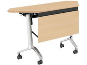 G)コクヨ/テーブル CONFEST ハイスペック 幕板付 ナチュラル 1375*450