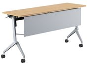 G)コクヨ/フラップテーブル リーフライン 幕板付 脚銀 W1500×D450