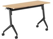 G)コクヨ/フラップテーブル リーフライン ナチュラルオーク W1200×D450