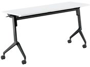 G)コクヨ/フラップテーブル リーフライン ホワイト W1500×D450