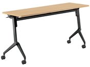 G)コクヨ/フラップテーブル リーフライン ナチュラルオーク W1500×D450
