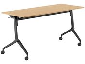 G)コクヨ/フラップテーブル リーフライン ナチュラルオーク W1500×D600