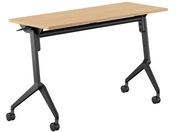 G)コクヨ/フラップテーブル リーフライン ナチュラルオーク W1200×D450