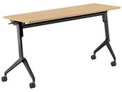 G)コクヨ/フラップテーブル リーフライン ナチュラルオーク W1500×D450
