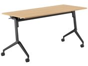 G)コクヨ/フラップテーブル リーフライン ナチュラルオーク W1500×D600