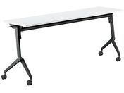 G)コクヨ/フラップテーブル リーフライン ホワイト W1800×D450