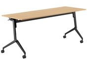 G)コクヨ/フラップテーブル リーフライン ナチュラルオーク W1800×D600