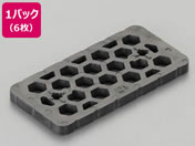 �G�X�R 80�~40�~5mm ���x���X�y�[�T�[�Z�b�g 6�� EA979DH-43