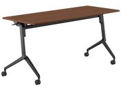 G)コクヨ/フラップテーブル リーフライン ウォルナット W1500×D600