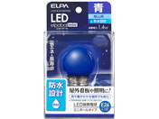 朝日電器/LED電球G40形防水 E26青色/LDG1B-G-GWP252