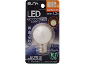 朝日電器 LED電球G30形 E17電球色 LDG1L-G-E17-G241