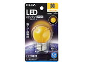 朝日電器/LED電球G40形 E26黄色/LDG1Y-G-G253