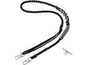 エレコム/スマホショルダー 編みロープタイプ ブラック/P-STSDH1KNBK