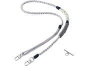 エレコム/スマホショルダー 編みロープタイプ グレー/P-STSDH1KNGY