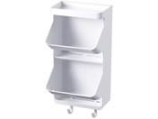 アスベル/ラックス マグネット 収納ラック スリム 3段 ホワイト/A5016