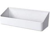 アスベル/ラックス マグネット 収納ラック ポケット L ワイド ホワイト/A5012