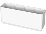 アスベル/ラックス マグネット フリーポケット スリム 仕切り付 ホワイト/5756