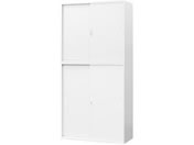 Netforce/イーセンブリー 引戸書庫 2台 セット H1990 3段 WH