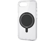エレコム/iPhone16e ケース 360度回転 ブラック/PM-A25SMAGSTBK2