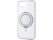 エレコム/iPhone16e ケース 360度回転 シルバー/PM-A25SMAGSTSV